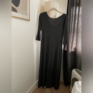 Uniqlo super soft long sleeve dress with scoop back (size S)